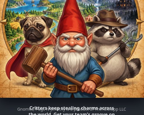 Gnomes, Pugs-N-Jimothy